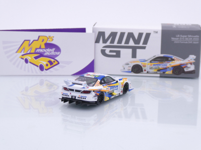 Preview: TSM MINI GT MGT00895-L # Nissan Silvia S15 LB-Super Silhouette #555 LHD " Formula Drift Japan 2023 " 1:64