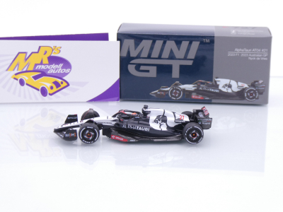 Preview: TSM Mini GT MGT00727-L # Alpha Tauri AT04 F1 #21 Australien GP 2023 " Nyck de Vries " 1:64