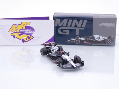 Preview: TSM Mini GT MGT00727-L # Alpha Tauri AT04 F1 #21 Australien GP 2023 " Nyck de Vries " 1:64