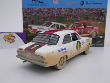 Preview: Laudoracing LM128C2 # Ford Escort MK1 Rallye Nr.1 " Terence Hill " 1:18