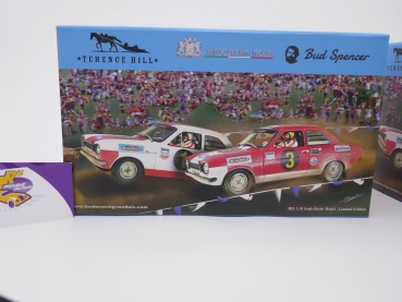 Preview: Laudoracing LM128C2 # Ford Escort MK1 Rallye Nr.1 " Terence Hill " 1:18