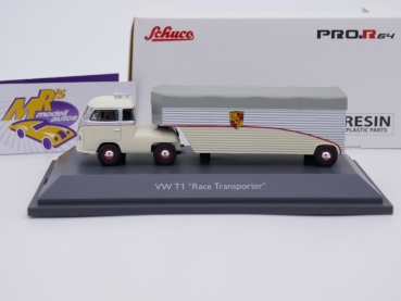 Preview: Schuco Pro.R64 20014 # Volkswagen T1 Renntransporter " Porsche " 1:64
