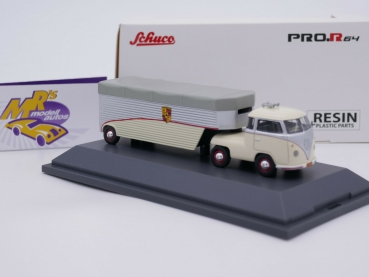 Preview: Schuco Pro.R64 20014 # Volkswagen T1 Renntransporter " Porsche " 1:64
