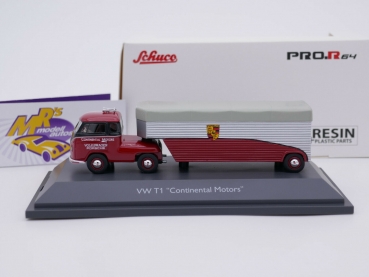 Preview: Schuco Pro.R64 20010 # Volkswagen T1 Renntransporter " Continental Motors - Volkswagen Porsche " 1:64