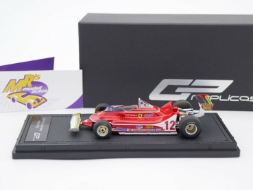 Preview: GP Replicas GP43-12E # Ferrari 312 T4 Nr.12 France GP " Gilles Villeneuve " 1:43