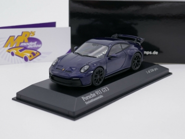 Minichamps 410069206 # Porsche 911 GT3 (992) Baujahr 2020 " enzianblaumetallic " 1:43