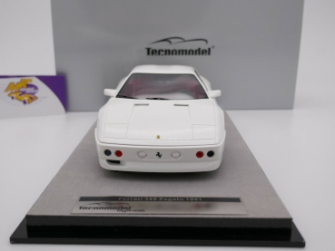 Preview: Tecnomodel TM18-131D # Ferrari 348 Zagato Baujahr 1991 " gloss avus white " 1:18