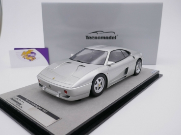 Tecnomodel TM18-131C # Ferrari 348 Zagato Baujahr 1991 " Nürburgring silber " 1:18