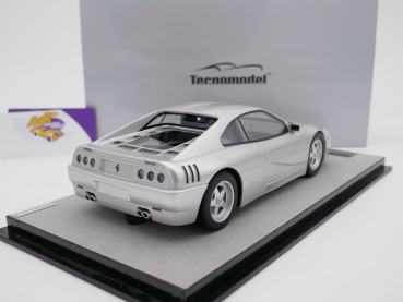 Preview: Tecnomodel TM18-131C # Ferrari 348 Zagato Baujahr 1991 " Nürburgring silber " 1:18