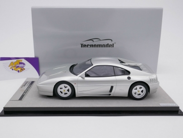 Preview: Tecnomodel TM18-131C # Ferrari 348 Zagato Baujahr 1991 " Nürburgring silber " 1:18