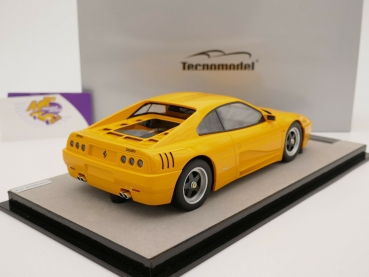 Preview: Tecnomodel TM18-131A # Ferrari 348 Zagato Baujahr 1991 " yellow  modena " 1:18