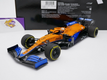 Minichamps 530211803 # McLaren MCL35M 7th. Bahrain GP 2021 " Daniel Ricciardo " 1:18