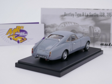 Preview: Autocult 05038 # Bentley Type R La Sarthe Coupe Baujahr 1953 " grau " 1:43