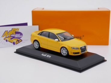 Maxichamps 940014600 # Audi RS4 Limousine Baujahr 2004 " gelb " 1:43