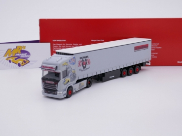 Herpa 313483 # Scania R `13 Topline - Gardinenplanen-SZ " HP-Transped " 1:87