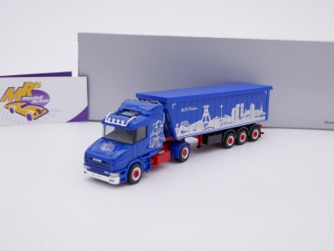 Herpa 945714 # Scania T Hauber Kipp-Sattelzug " Günter Klüsener Bochum " 1:87