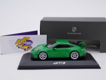 Preview: Minichamps WAP020150ONGT3 # Porsche 911 (992) GT3 Baujahr 2021 " phytongrün " 1:43