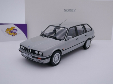 Norev 183216 # BMW 325i Touring E30 Baujahr 1991 " silbermetallic " 1:18