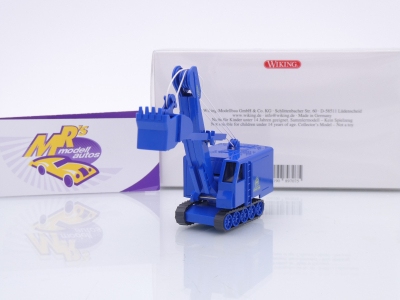 Wiking 0897 07 # Menck-Bagger Baujahr 1954-56 " Enzianblau " 1:87