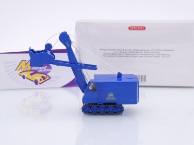 Preview: Wiking 0897 07 # Menck-Bagger Baujahr 1954-56 " Enzianblau " 1:87