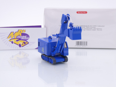 Preview: Wiking 0897 07 # Menck-Bagger Baujahr 1954-56 " Enzianblau " 1:87