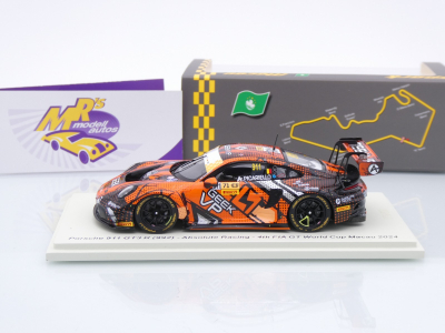 Preview: Spark SA291 # Porsche 911 GT3 R #911 4th FIA GT Macau 2024 " A Picariello " 1:43