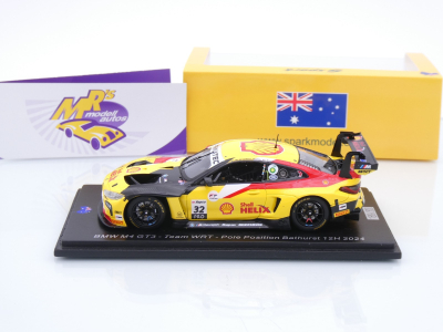 Preview: Spark AS075 # BMW M4 GT3 #32 Pole 12h Bathurst 2024 " Vanthoor Shell WRT " 1:43