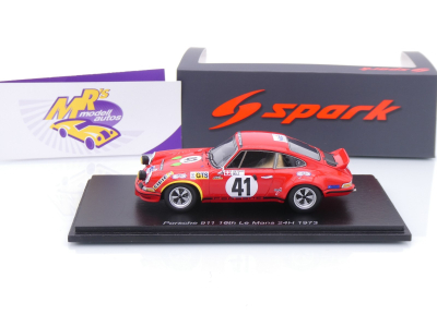 Preview: Spark S9783 # Porsche 911 Carrera RS 24h Le Mans 1973 " Schiller Racing " 1:43