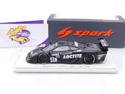 Preview: Spark S6682 # McLaren F1 GTR #41 24h Le Mans 1998 " GULF Team Davidoff " 1:43