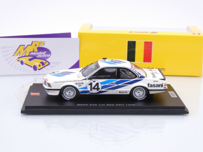 Preview: Spark SB665 # BMW 635 CSi #14 2nd 24h Spa 1986 " CiBi Emme / M. Micangeli " 1:43