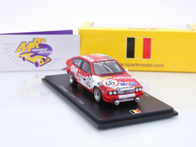 Preview: Spark SB542 # Alfa Romeo GTV 6 #46 24h Spa 1982 " van Hove Mobil Smet Jet " 1:43