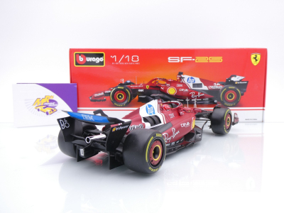 Preview: Bburago 18-16816L # Ferrari SF-25 F1 #16 Formel 1 2025 " Charles Leclerc " 1:18