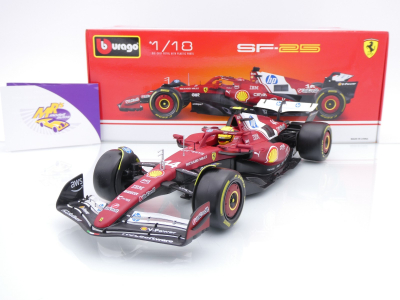 Bburago 18-16816H # Ferrari SF-25 F1 #44 Formel 1 2025 " Lewis Hamilton " 1:18