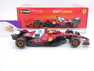 Preview: Bburago 18-16816H # Ferrari SF-25 F1 #44 Formel 1 2025 " Lewis Hamilton " 1:18