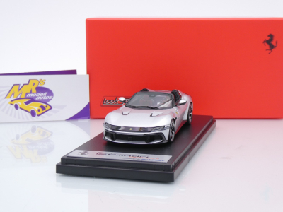 Look Smart LS556I # Ferrari 12 Cilindri V12 Spider Baujahr 2024 " Argento " 1:43