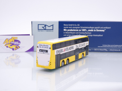 Preview: Rietze 78028 # Alexander Dennis Enviro 500 Doppeldeckerbus " BVG Engel & Völkers " 1:87