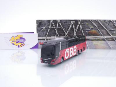 Rietze 74867 # MAN Lion's Coach Reisebus " ÖBB Postbus Schienenersatzverkehr Österreich " 1:87