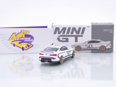 Preview: TSM MINI GT MGT00863-L # BMW M4 (G82) 3.0 CSL 2023 LHD " 50 Jahre M Power " 1:64