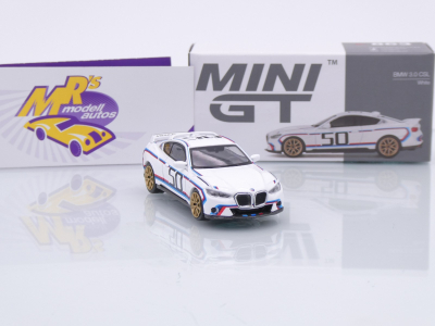 Preview: TSM MINI GT MGT00863-L # BMW M4 (G82) 3.0 CSL 2023 LHD " 50 Jahre M Power " 1:64