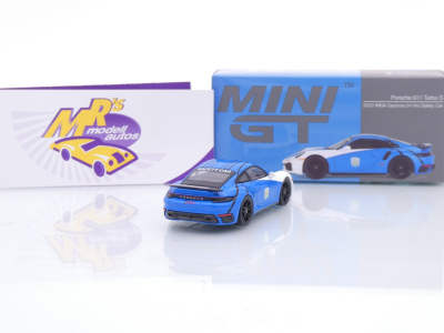 Preview: TSM MINI GT MGT00735-L # Porsche 911 992 Turbo S " Safety Car 24h Daytona " 1:64