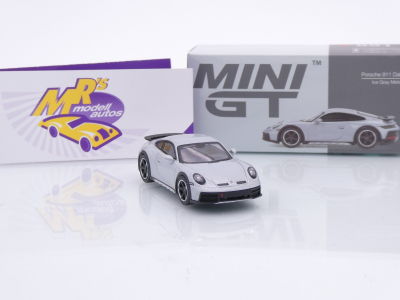 Preview: TSM MINI GT MGT00891-L # Porsche 911 (992) Dakar 2023 LHD " Ice Grey Metallic " 1:64