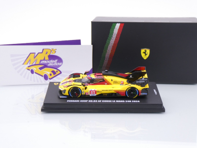 Preview: Look Smart LS64007LM # Ferrari 499P 24h Le Mans 2024 " AF Corse / Kubica " 1:64