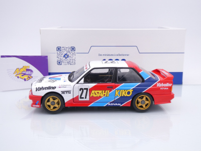 Preview: Solido S1801529 # BMW M3 E30 #27 JTCC 1986 " Kawamoto - Reid / Asahi Kiko " 1:18