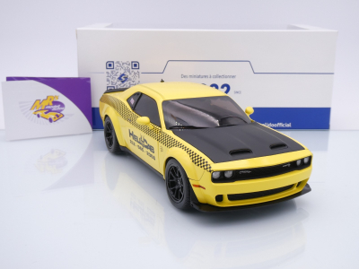 Solido S1805716 # Dodge Challenger SRT Hellcat Baujahr 2023 " New York Taxi " 1:18