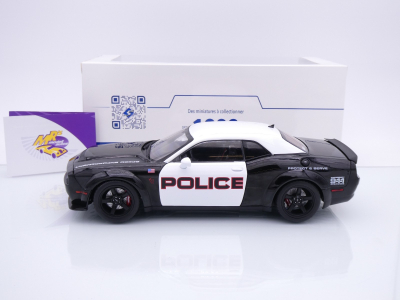 Preview: Solido S1805715 # Dodge Challenger Demon Baujahr 2023 " Highway Police " 1:18