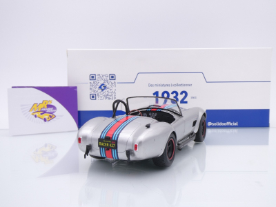 Preview: Solido S1804913 # Shelby Cobra 427 MKII Baujahr 1965 " Martini Livery " 1:18