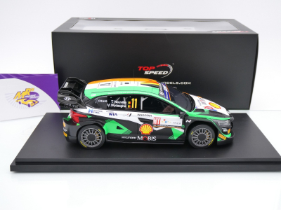 Preview: Top Speed TS0616 # Hyundai i20 N #11 Rallye Kroatien 2023 " Neuville  WRT " 1:18