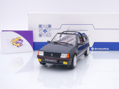 Solido S1806204 # Peugeot 205 CTI Baujahr 1986 " dunkelgrünmetallic " 1:18