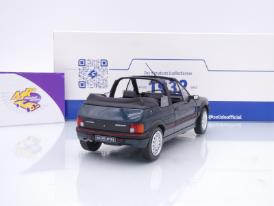 Preview: Solido S1806204 # Peugeot 205 CTI Baujahr 1986 " dunkelgrünmetallic " 1:18