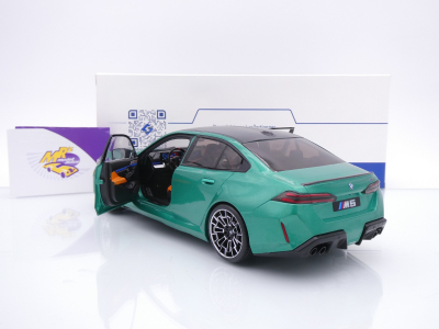 Solido S1814701 # BMW M5 (G90) M Performance Baujahr 2025 " Isle of Man Grün " 1:18
